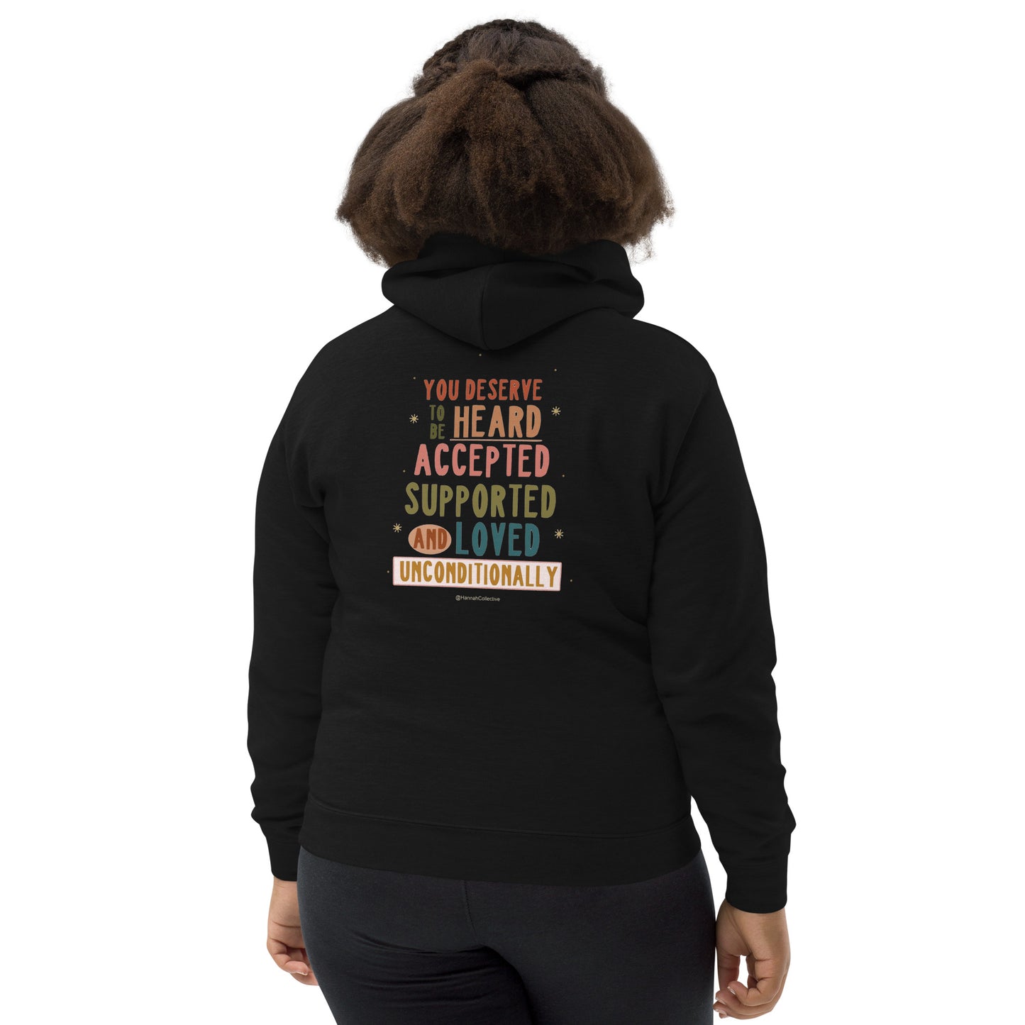 You Deserve To Be Heard Kids Hoodie