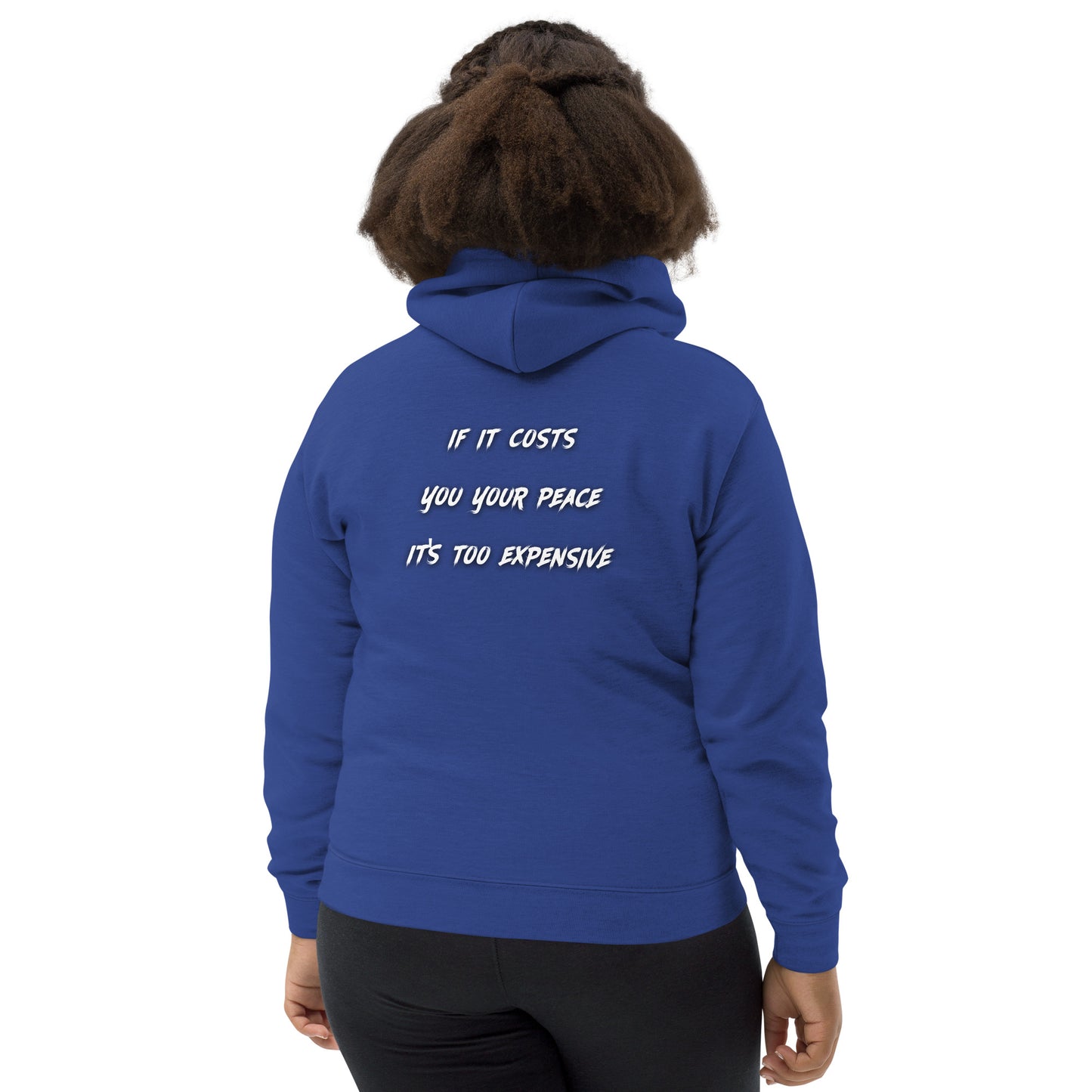 Cost Of Peace Kids Hoodie