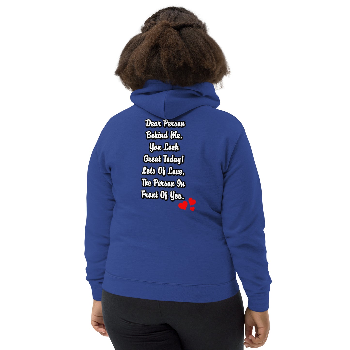 Dear Person Behind Me Kids Hoodie