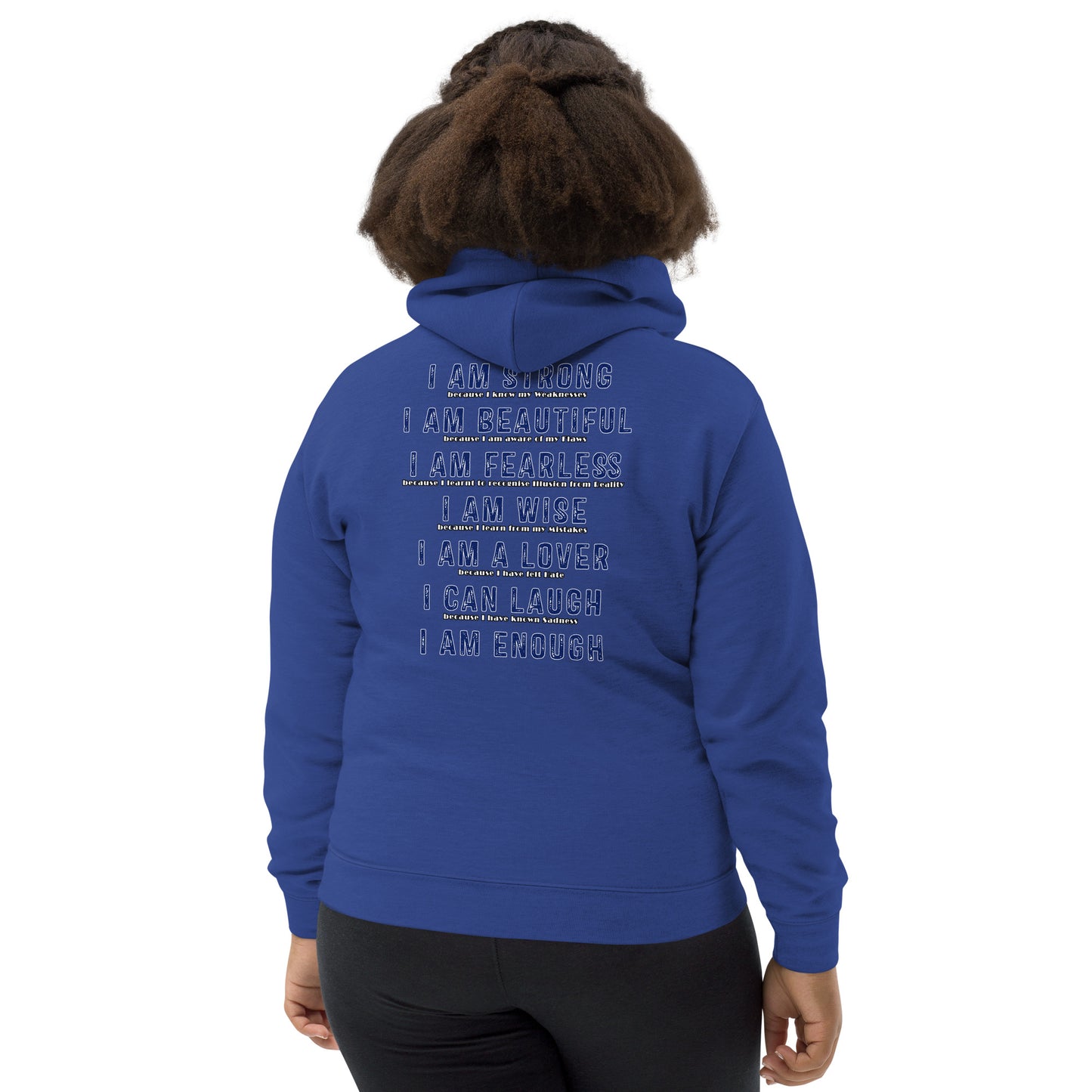 I Am Enough Kids Hoodie