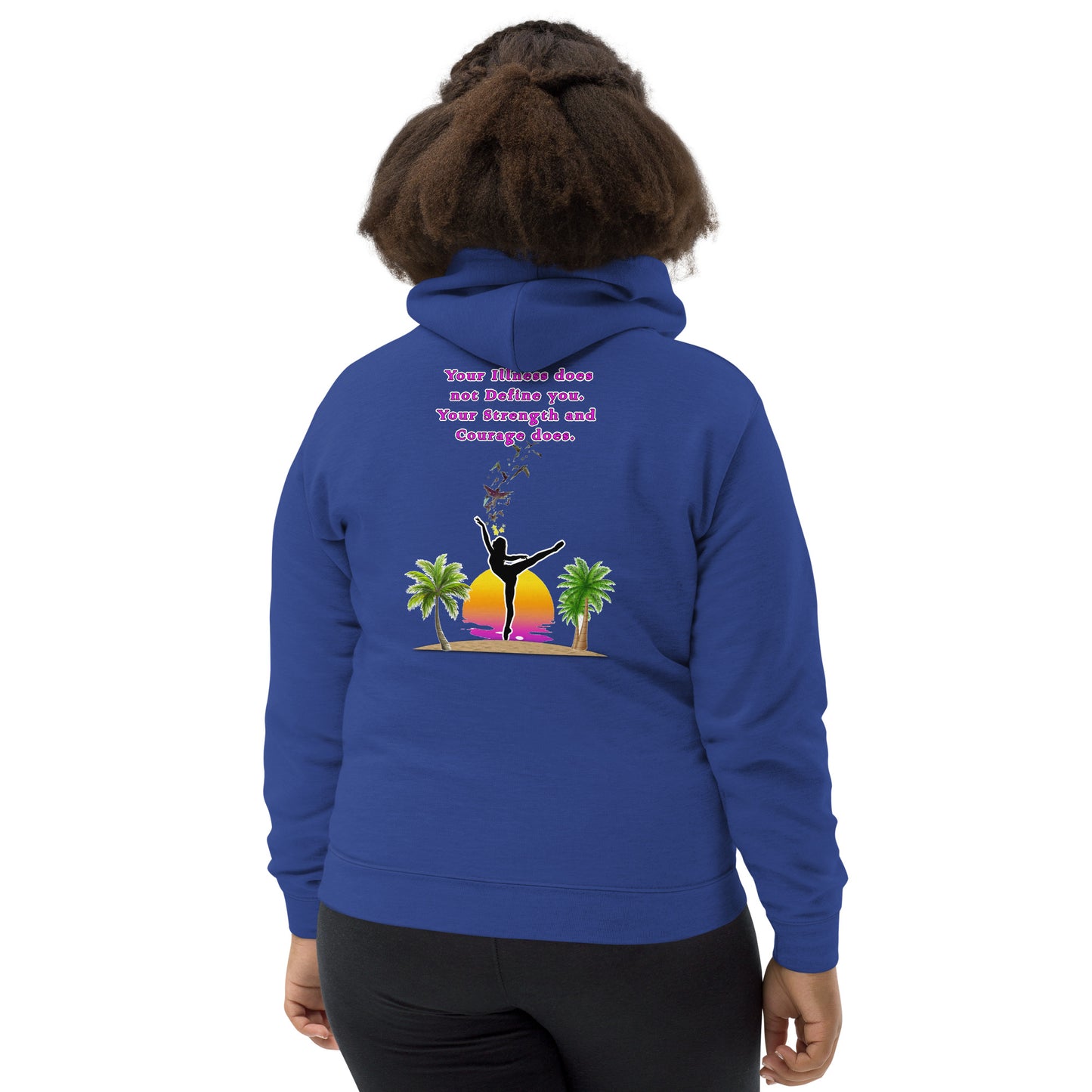 Illness and Strength Kids Hoodie