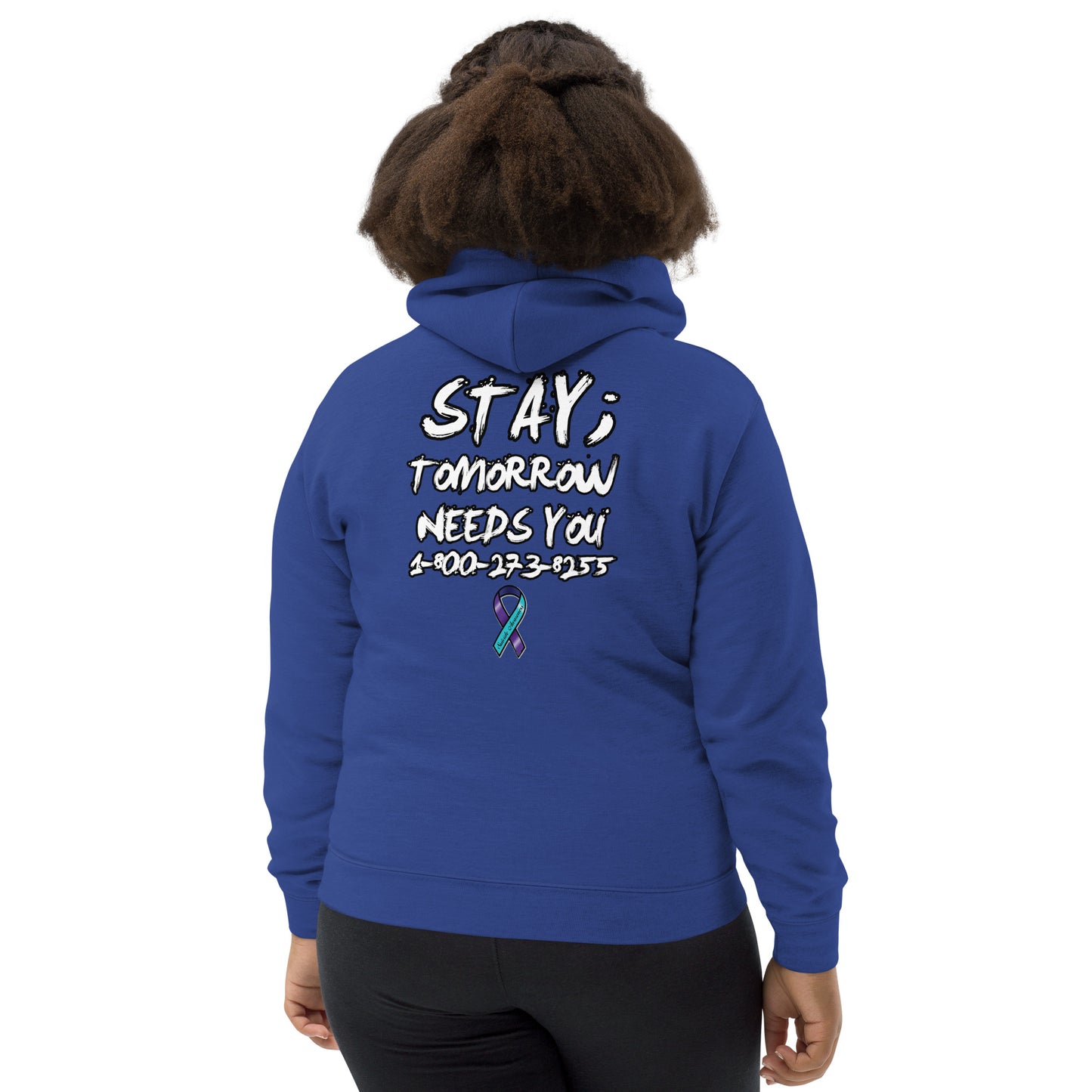 Stay; Tomorrow Needs You Kids Hoodie