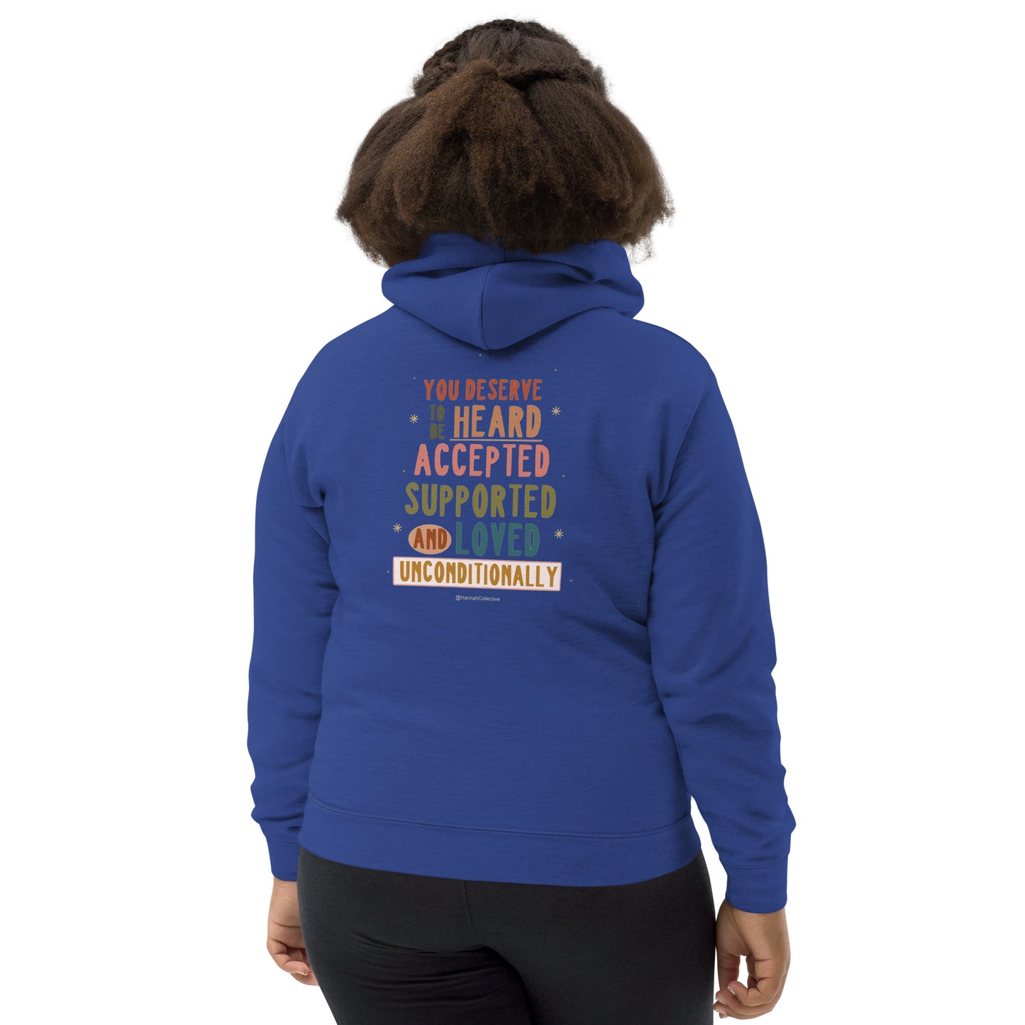 You Deserve To Be Heard Kids Hoodie