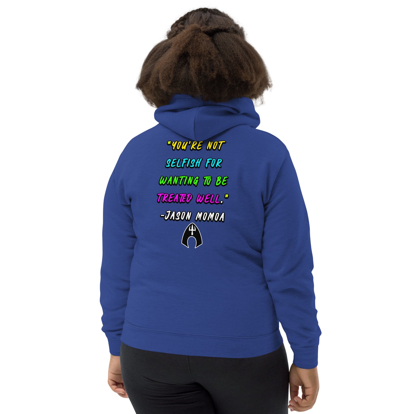 You're Not Selfish - Jason Momoa Kids Hoodie