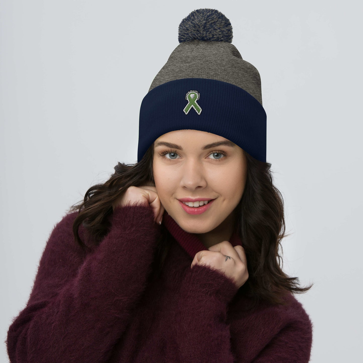 Mental Health Team Pom-Pom Beanie