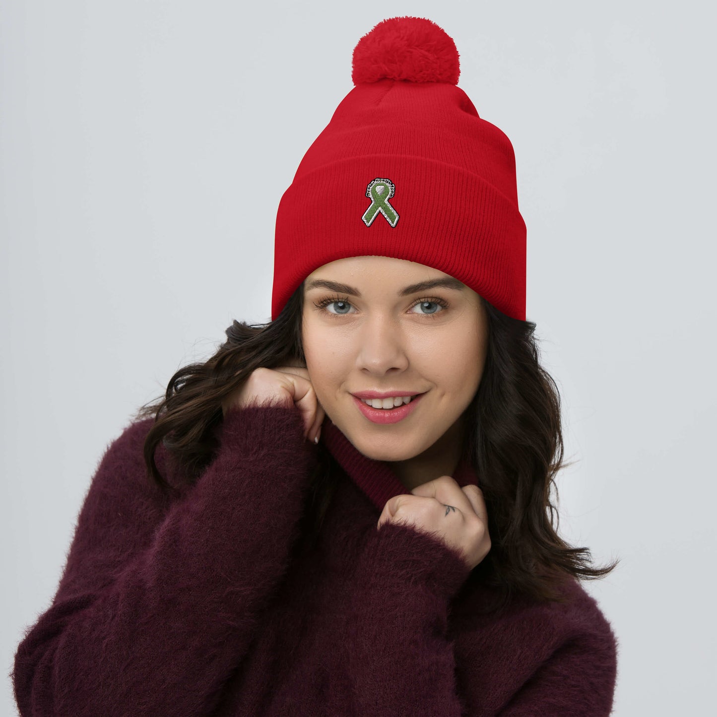 Mental Health Team Pom-Pom Beanie