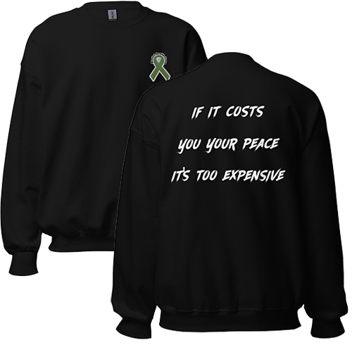 Cost Of Peace Unisex Sweatshirt