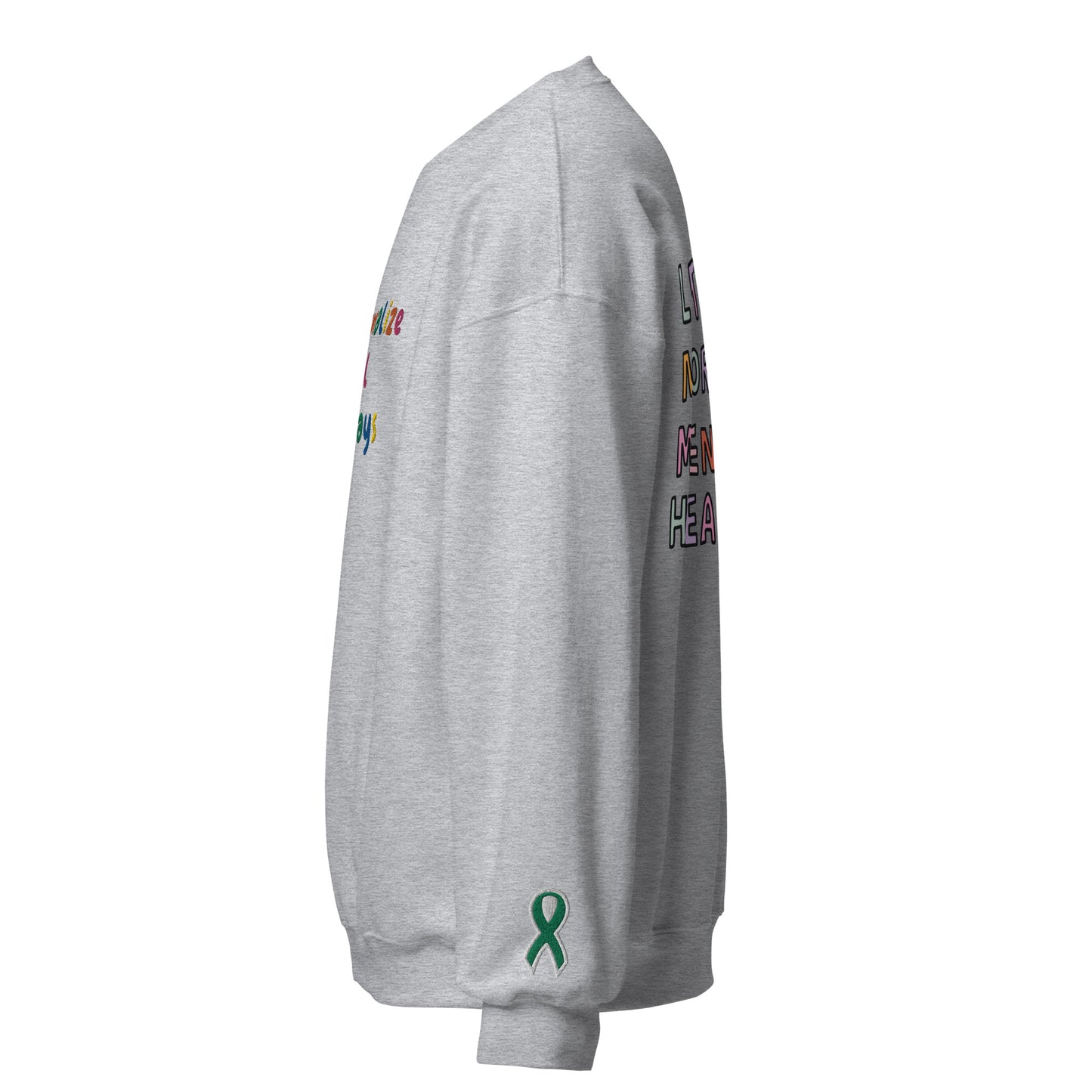 Let's Normalize Mental Health Days Embroidered Unisex Sweatshirt