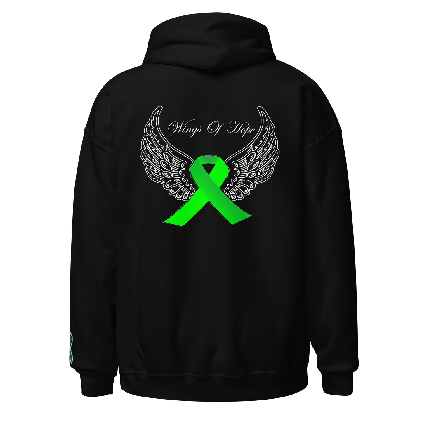 Wings Of Hope Embroidered Unisex Hoodie