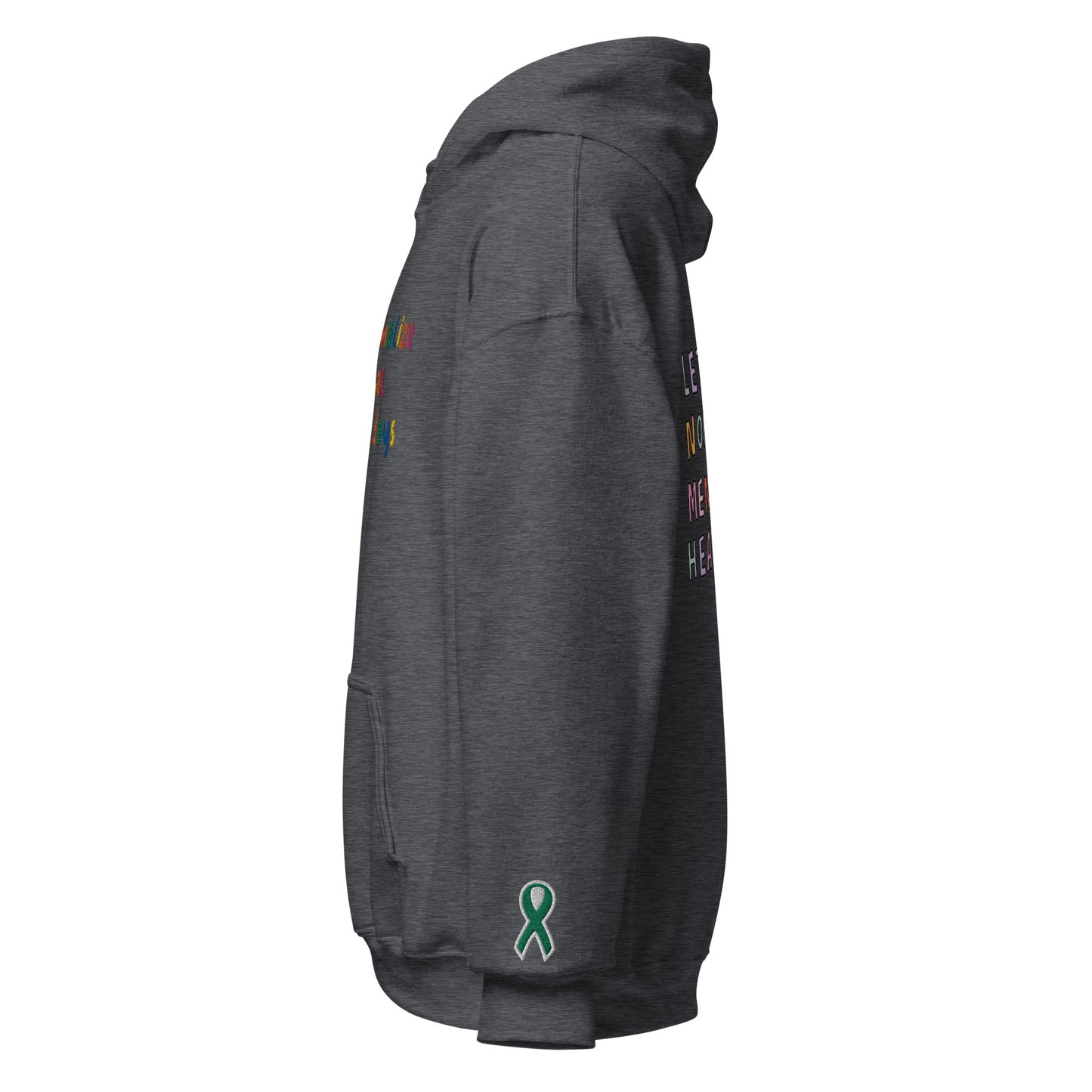 Let's Normalize Mental Health Days Embroidered Unisex Hoodie