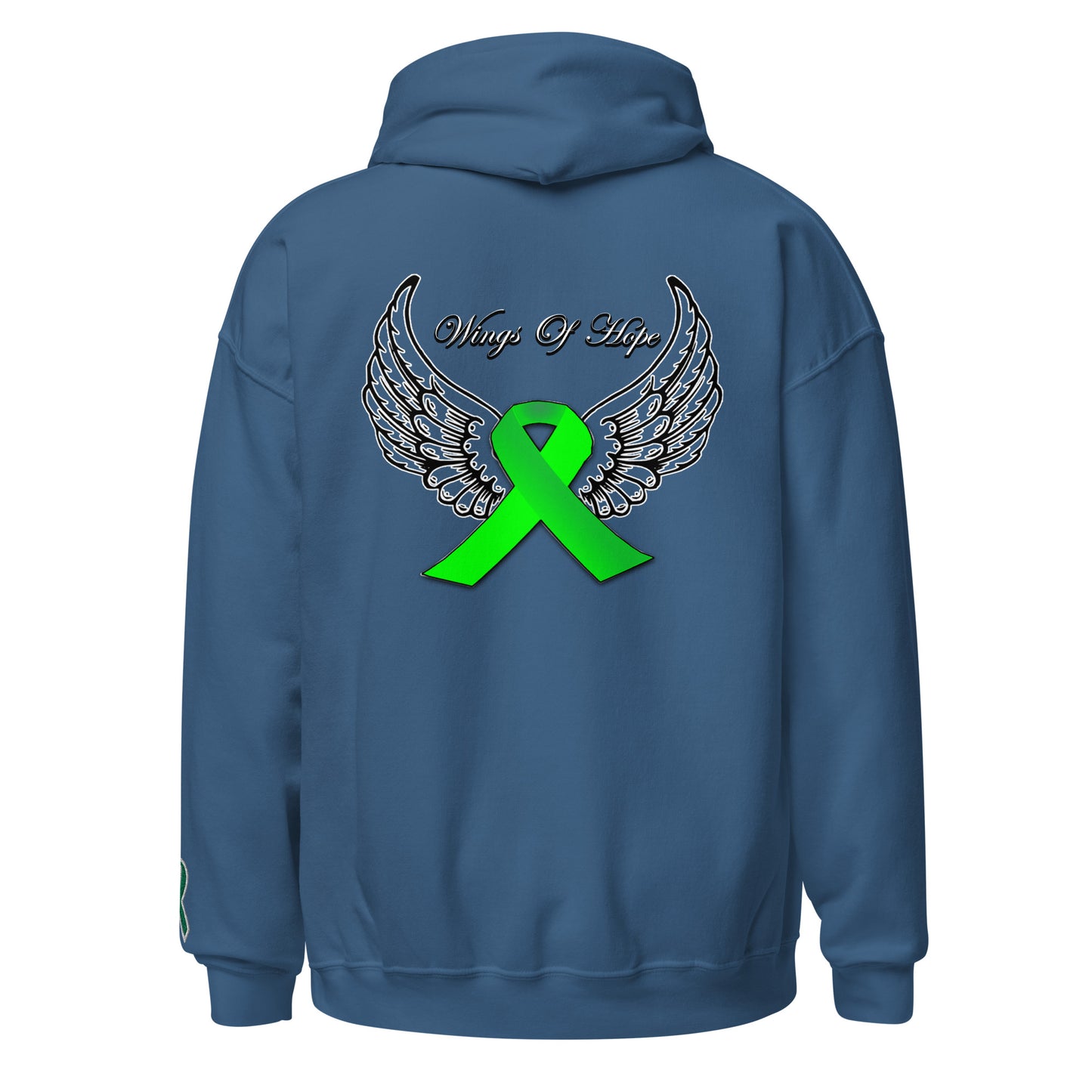 Wings Of Hope Embroidered Unisex Hoodie