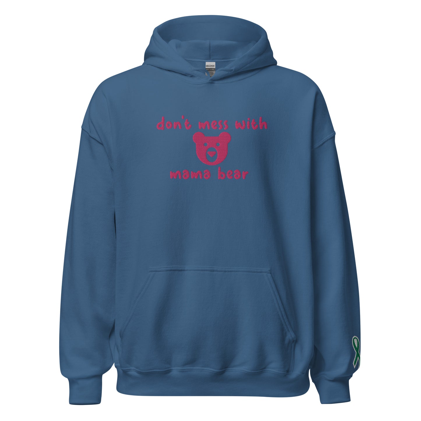 Don't Mess With Mama Bear Embroidered Unisex Hoodie