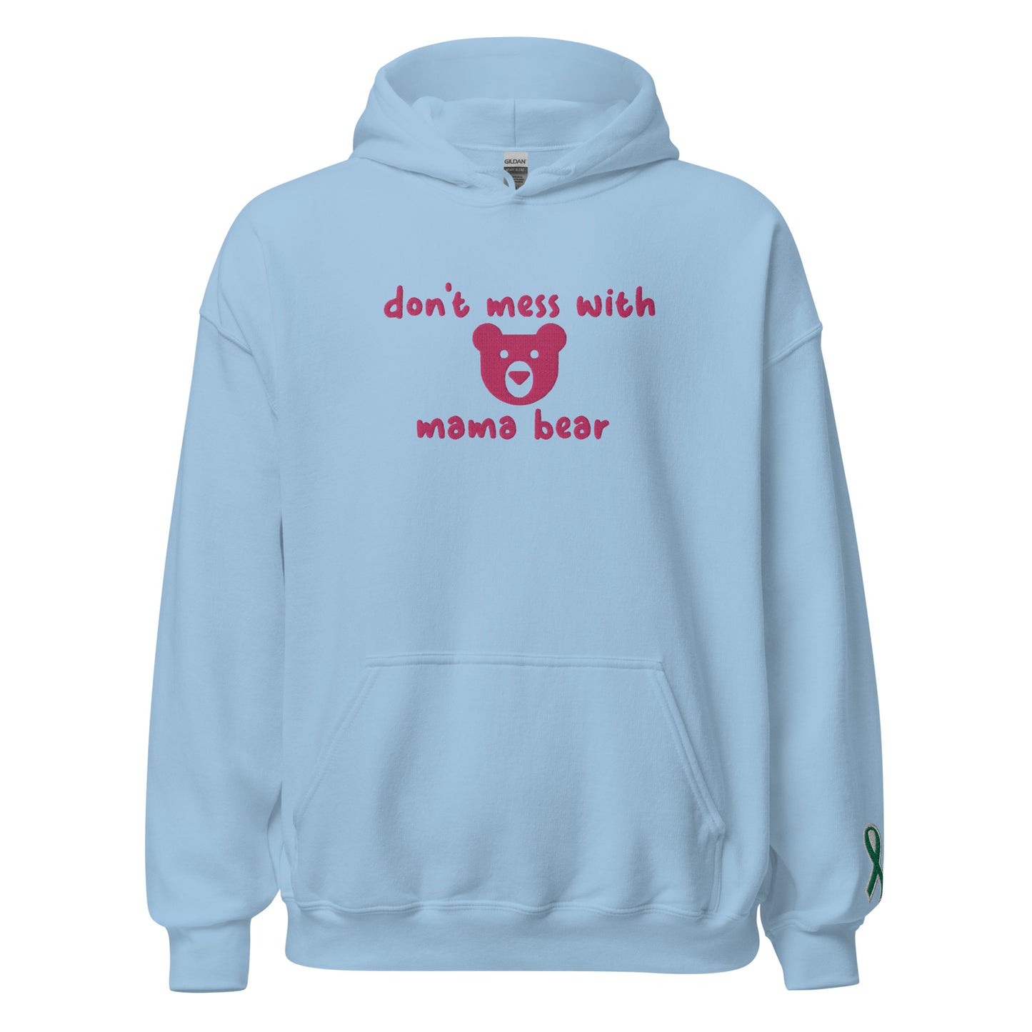 Don't Mess With Mama Bear Embroidered Unisex Hoodie