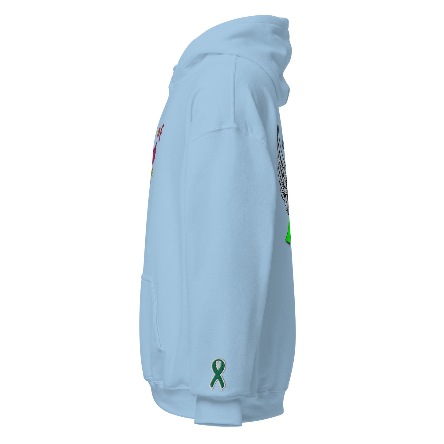 Wings Of Hope Embroidered Unisex Hoodie