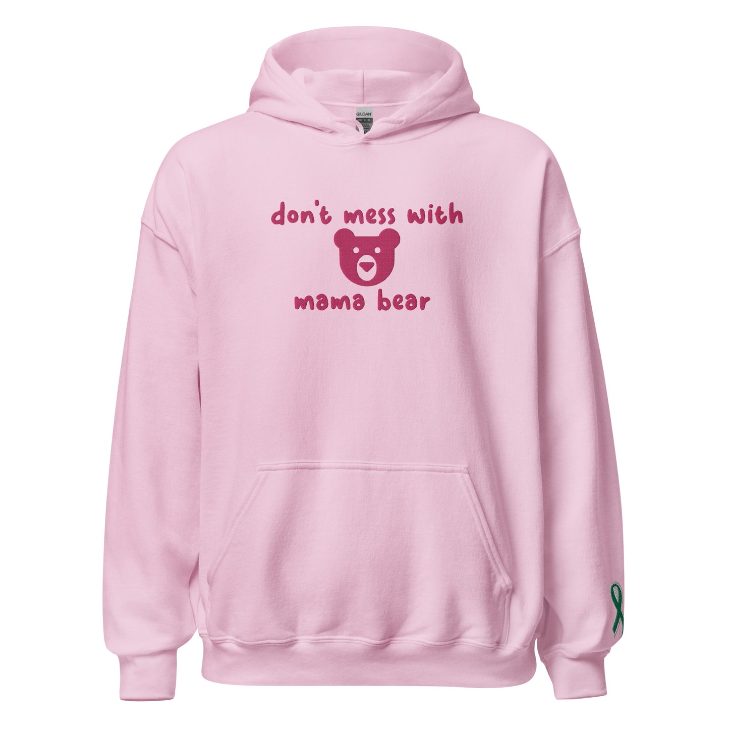 Don't Mess With Mama Bear Embroidered Unisex Hoodie