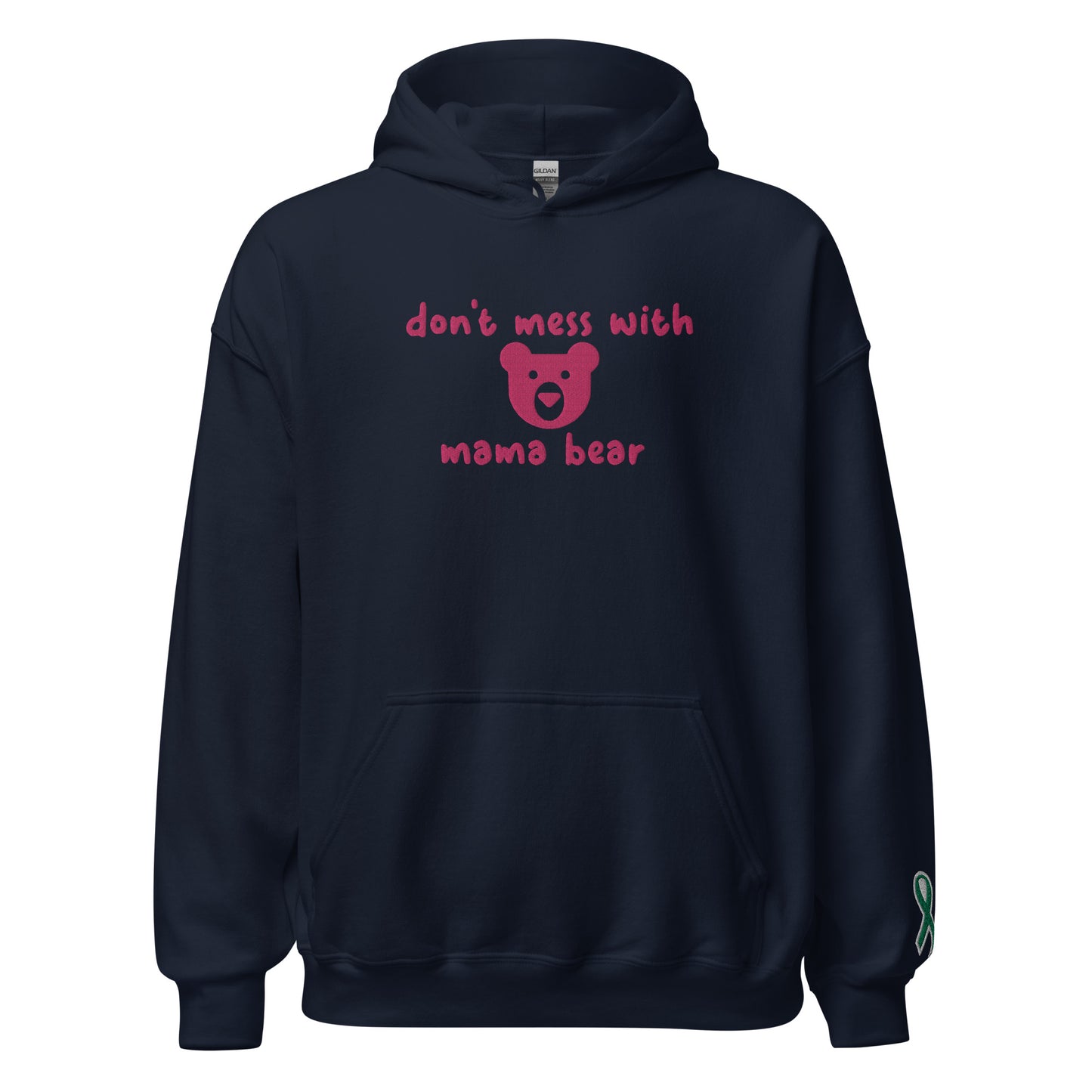 Don't Mess With Mama Bear Embroidered Unisex Hoodie