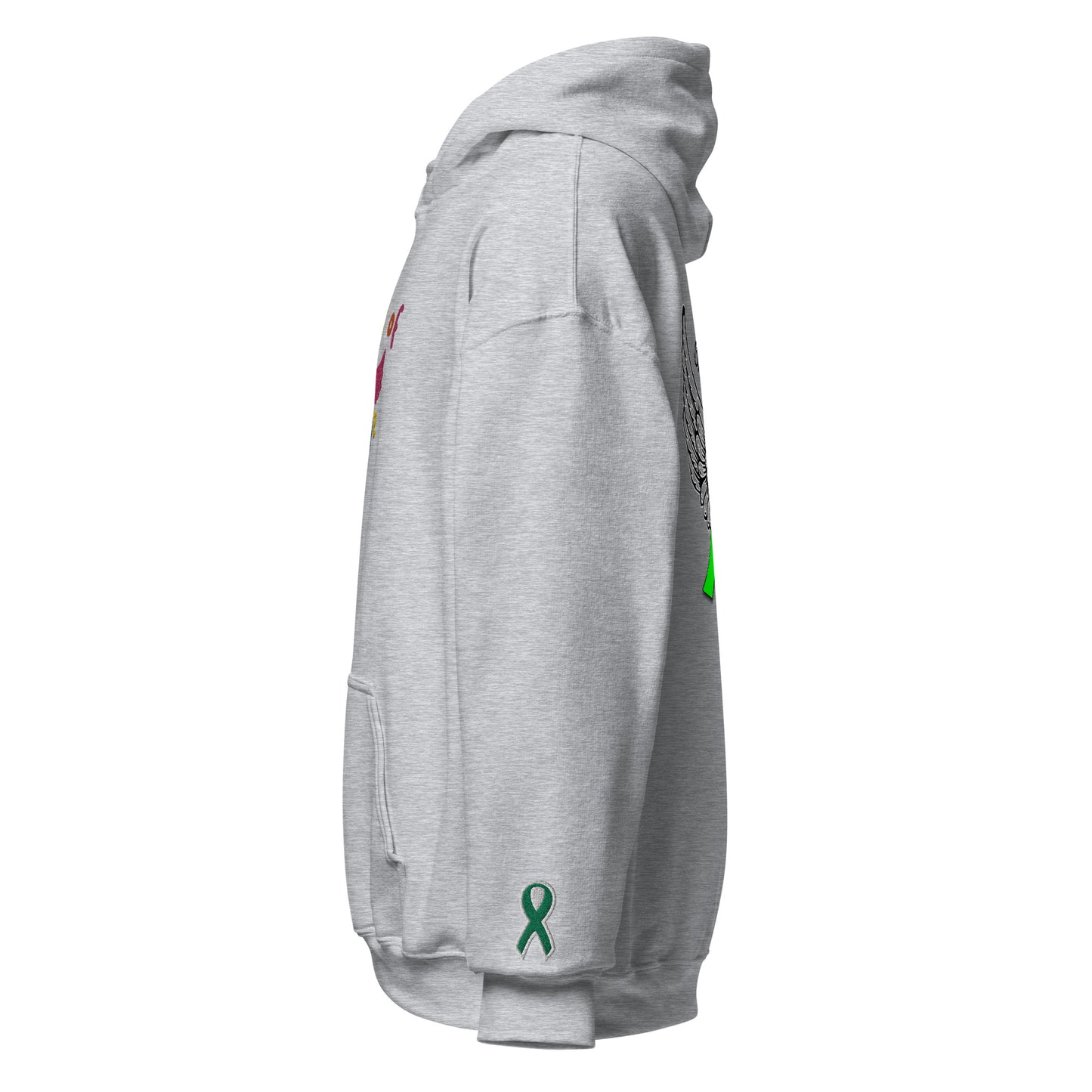 Wings Of Hope Embroidered Unisex Hoodie