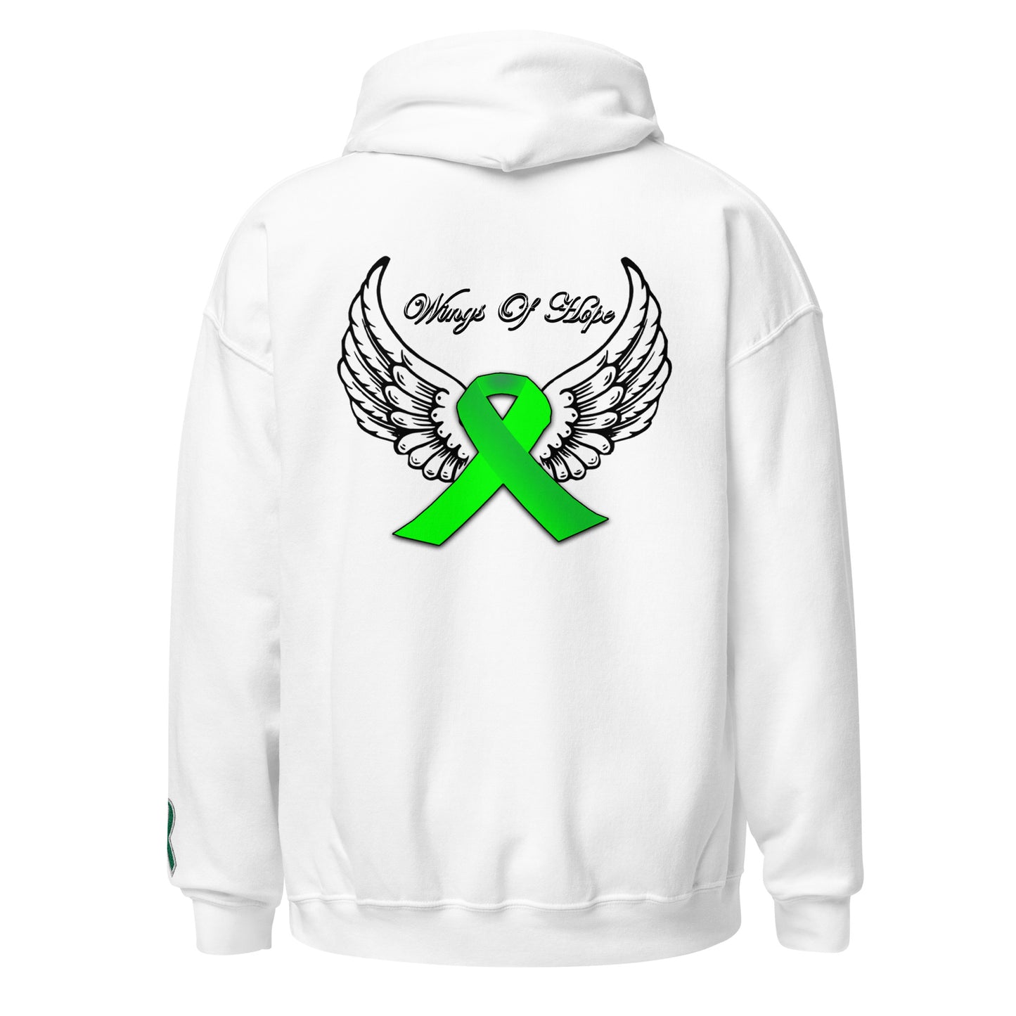 Wings Of Hope Embroidered Unisex Hoodie