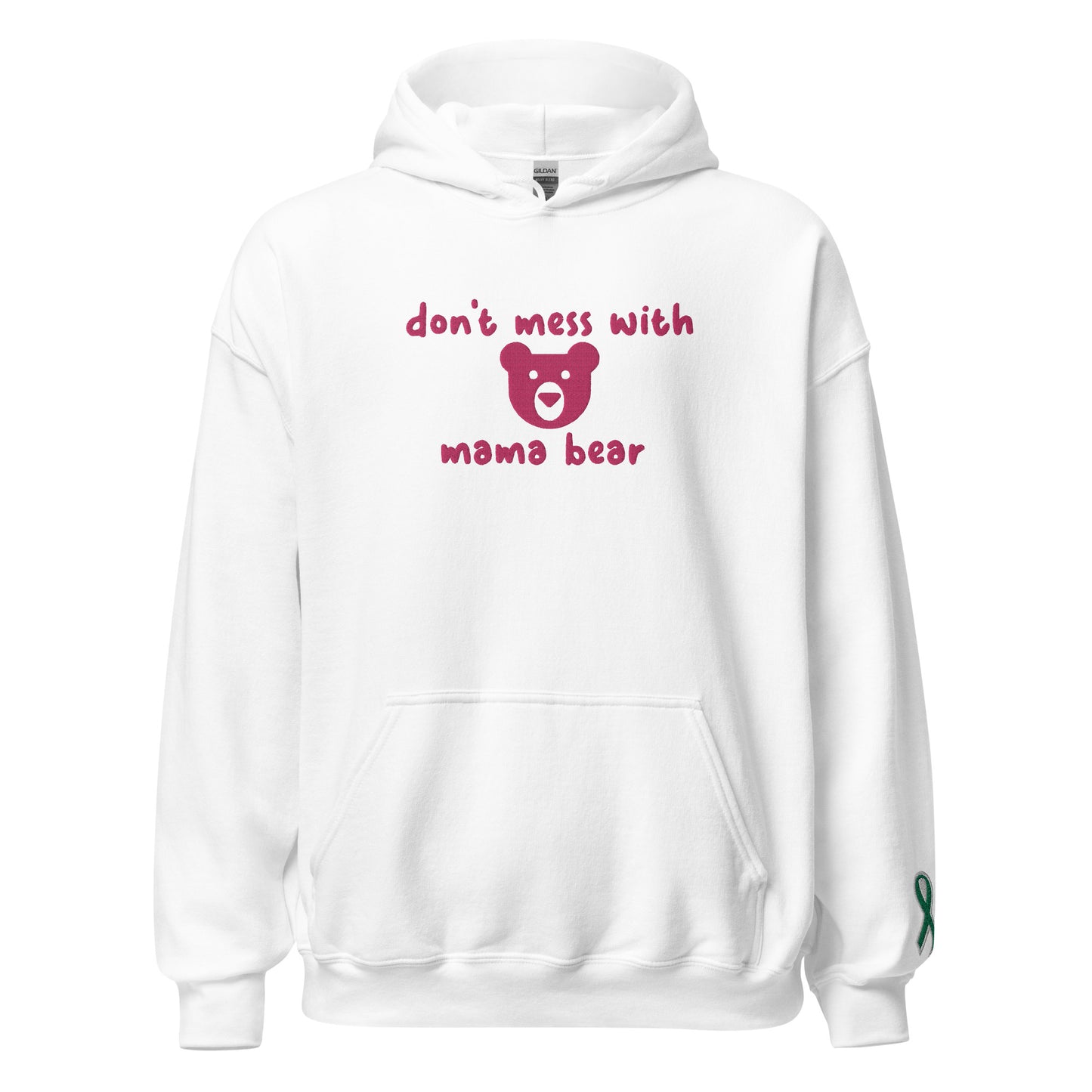 Don't Mess With Mama Bear Embroidered Unisex Hoodie