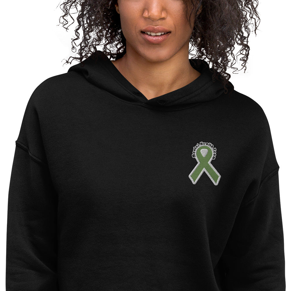 Be Kind, Always Womens Crop Hoodie