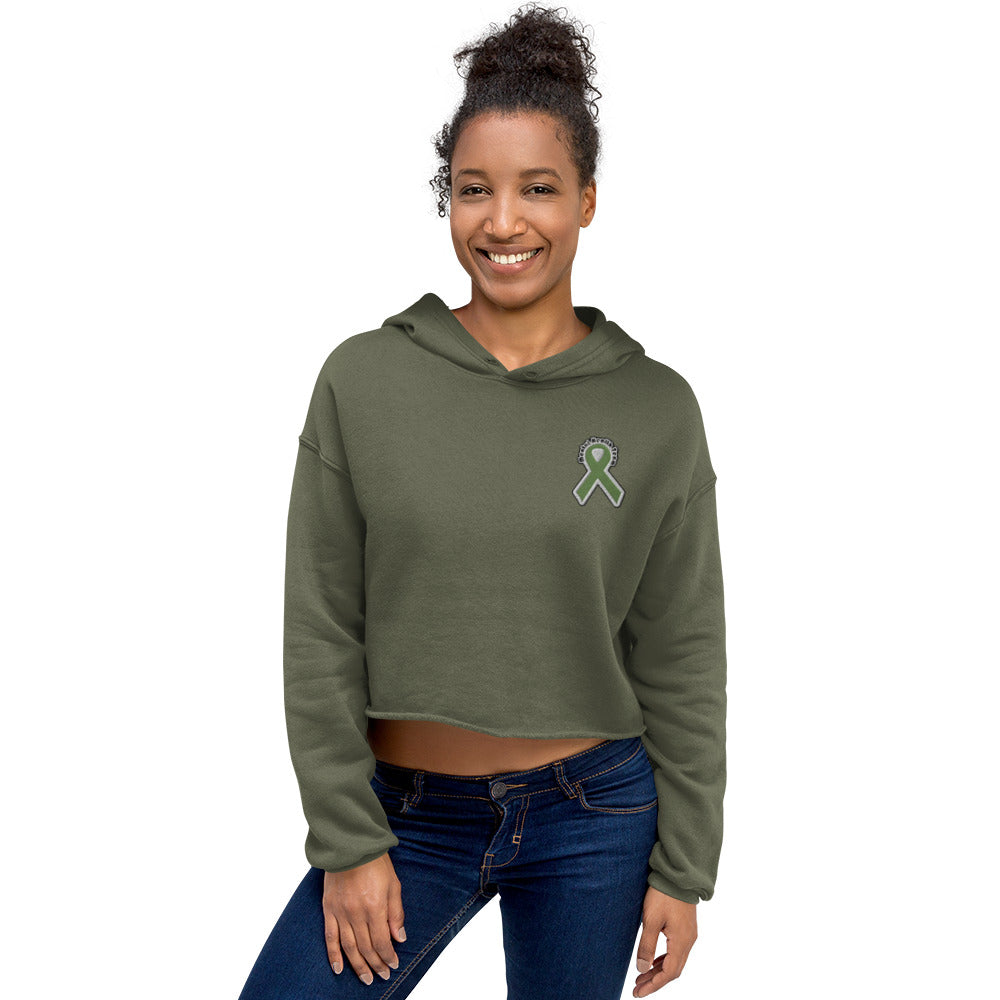 Courage Womens Crop Hoodie