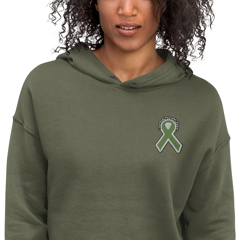 Courage Womens Crop Hoodie