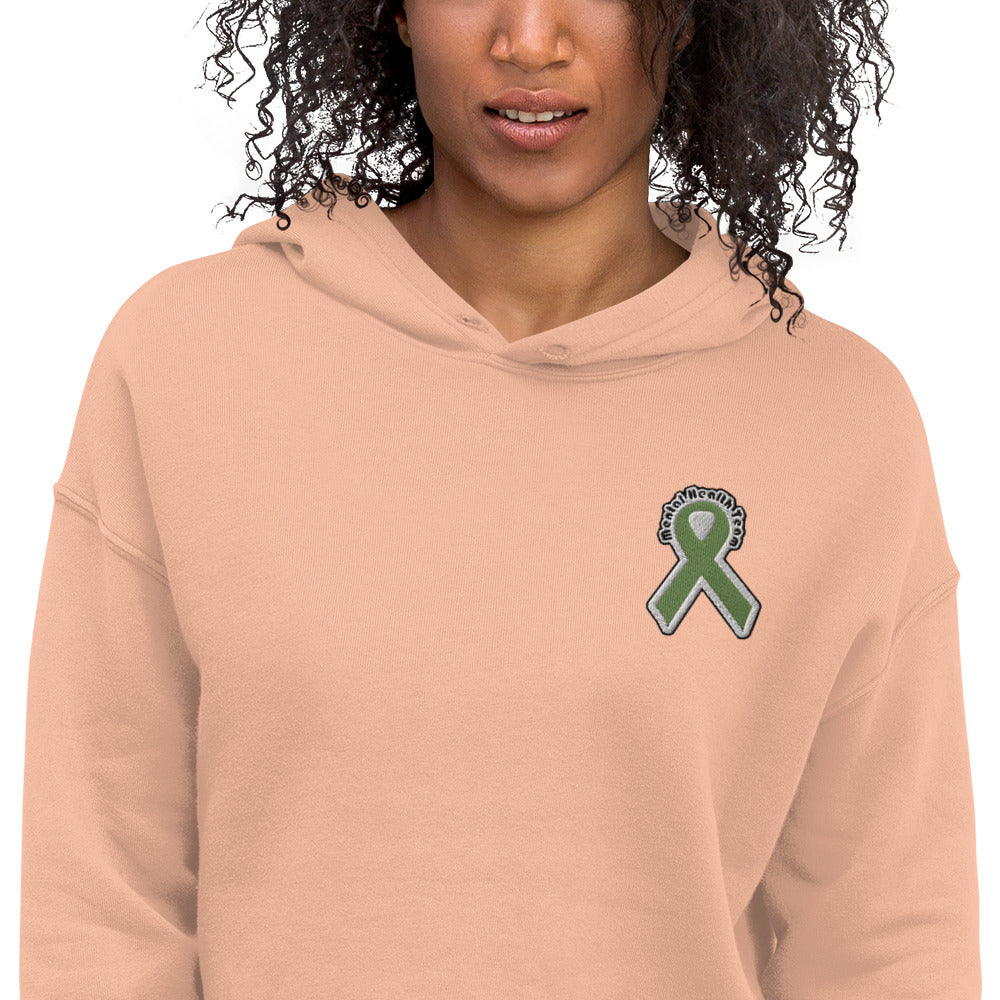 Be Kind, Always Womens Crop Hoodie