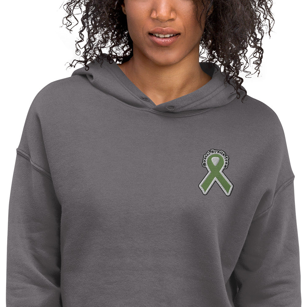 Be Kind, Always Womens Crop Hoodie