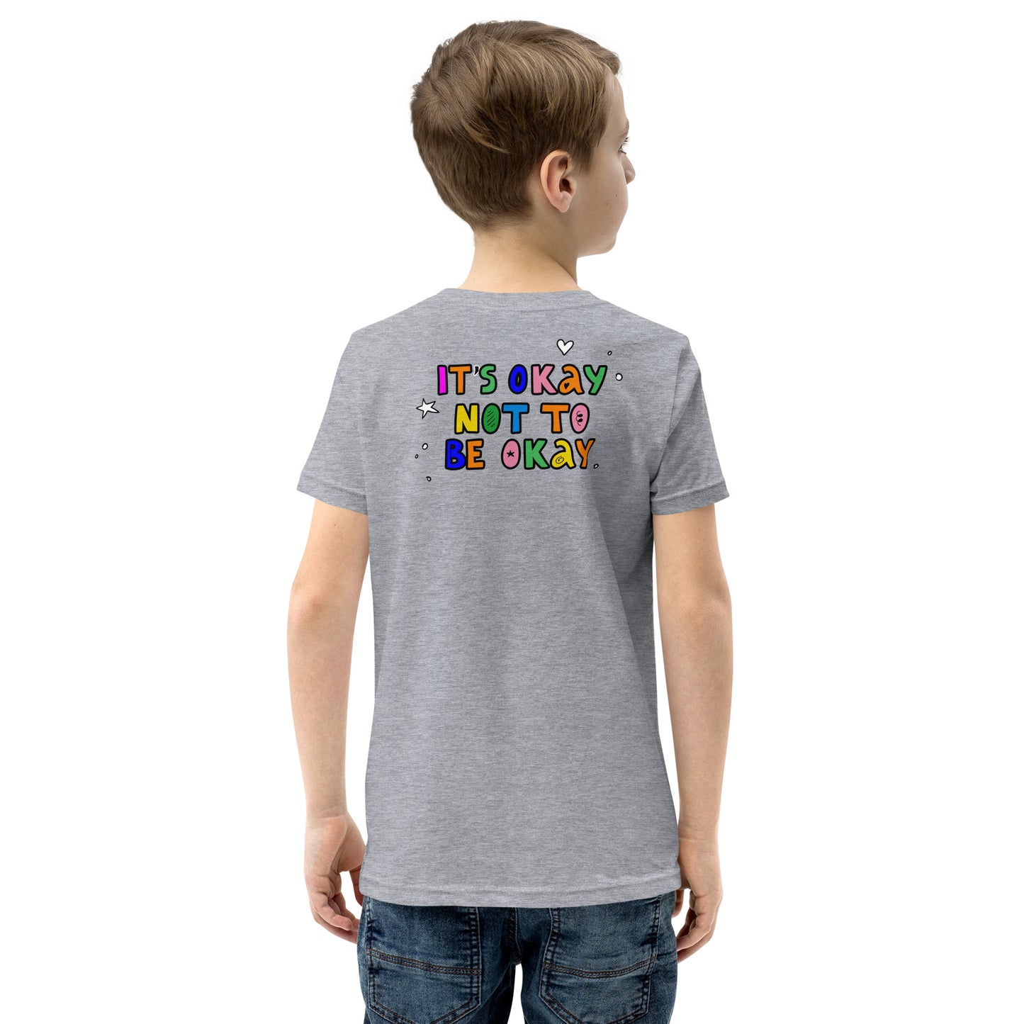 It's Okay To Not Be Okay Youth Short Sleeve T-Shirt