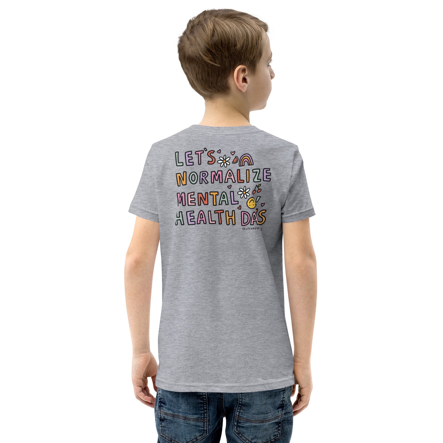 Lets Normalize Mental Health Days Youth Short Sleeve T-Shirt