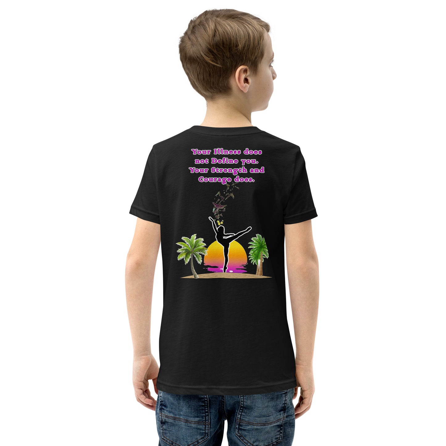 Illness and Strength Youth Short Sleeve T-Shirt