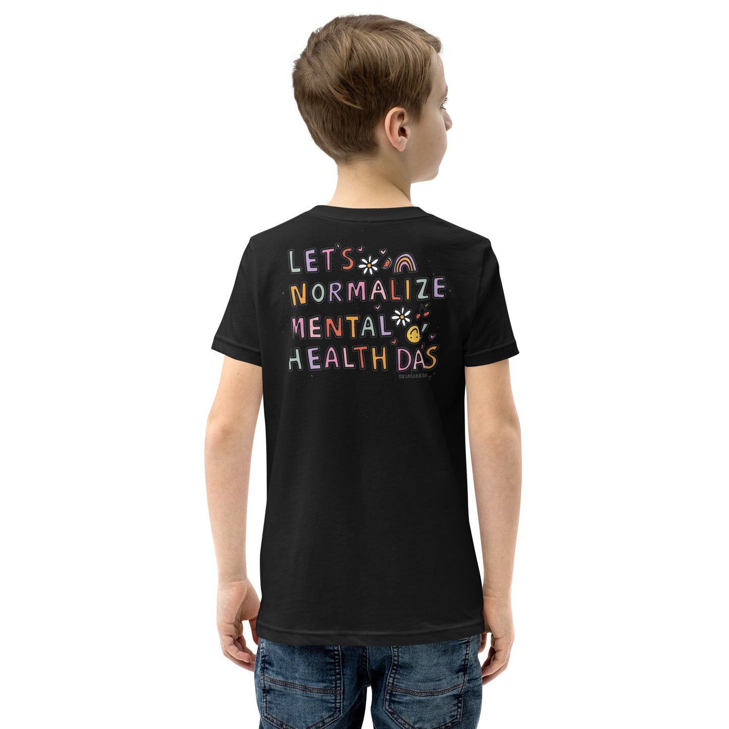 Lets Normalize Mental Health Days Youth Short Sleeve T-Shirt