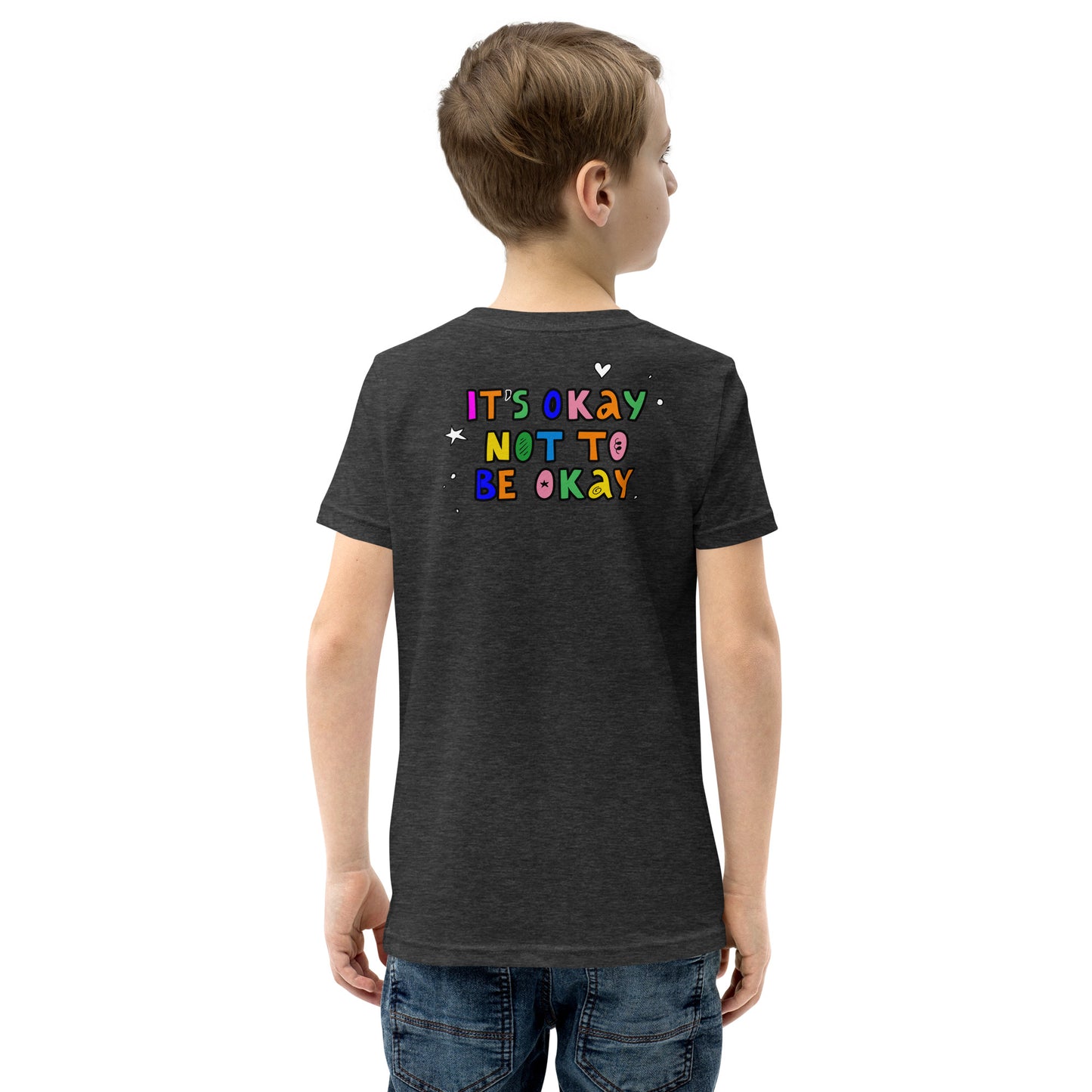 It's Okay To Not Be Okay Youth Short Sleeve T-Shirt