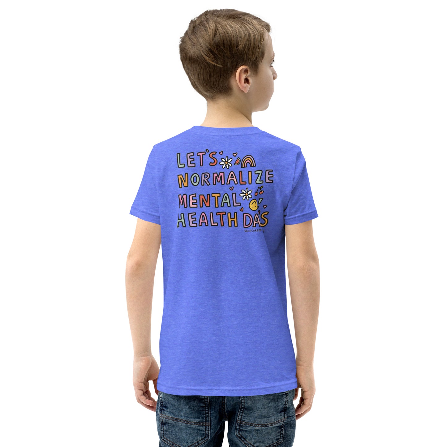 Lets Normalize Mental Health Days Youth Short Sleeve T-Shirt