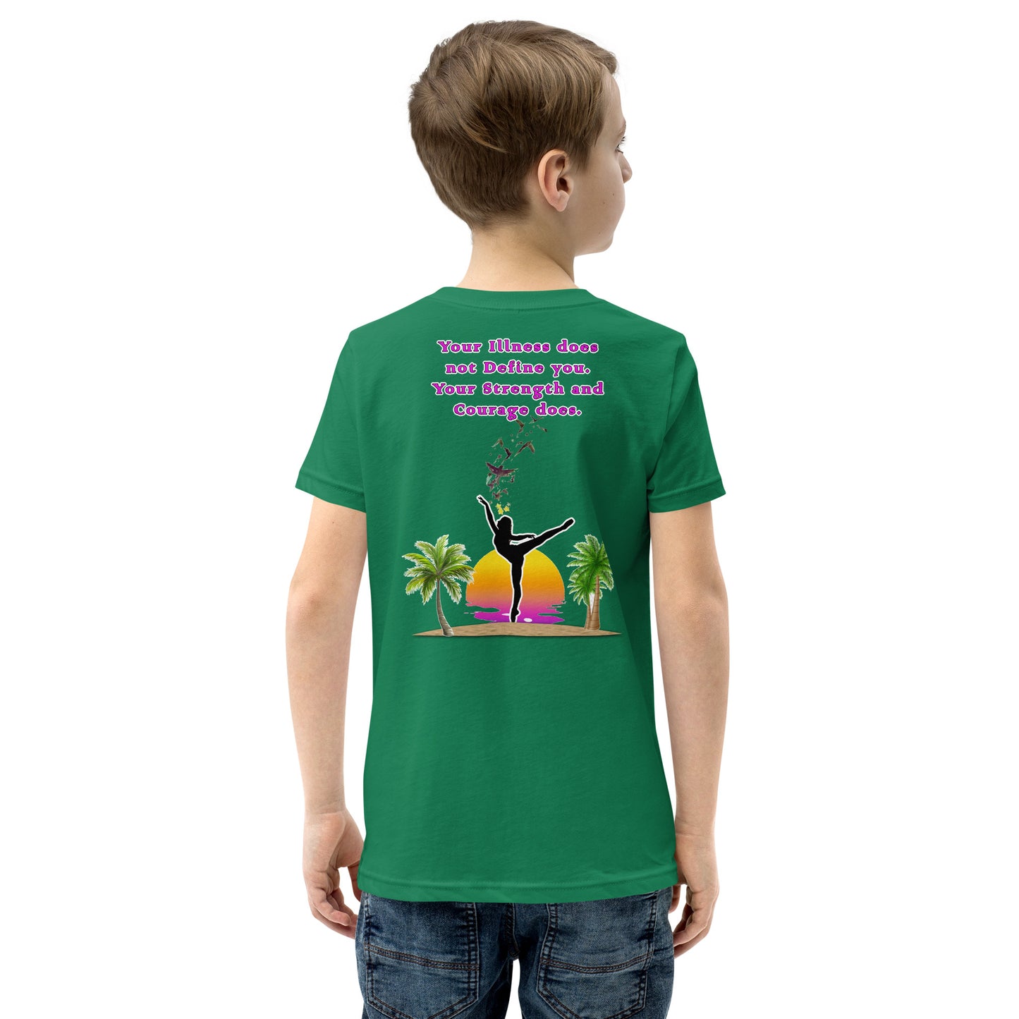 Illness and Strength Youth Short Sleeve T-Shirt