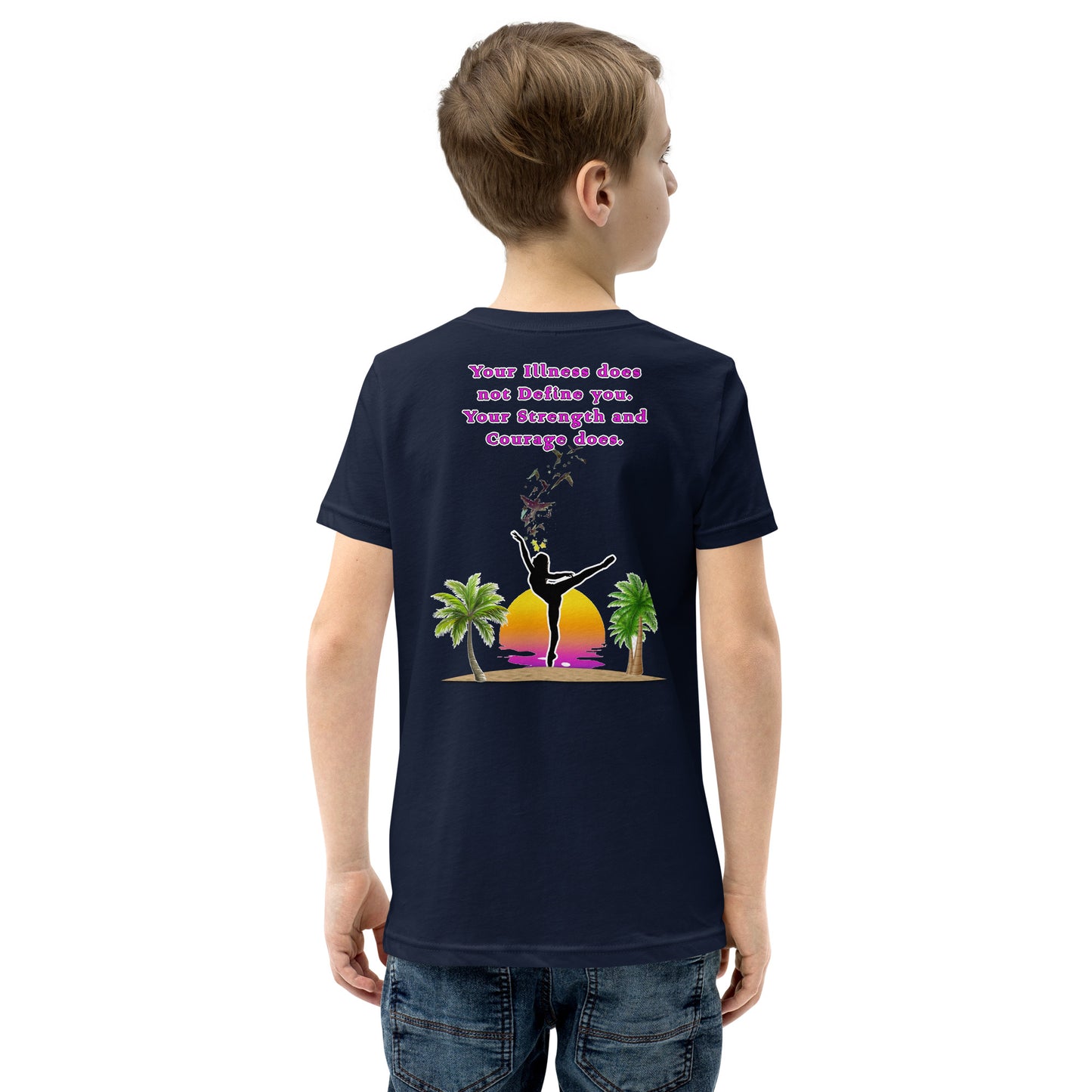 Illness and Strength Youth Short Sleeve T-Shirt