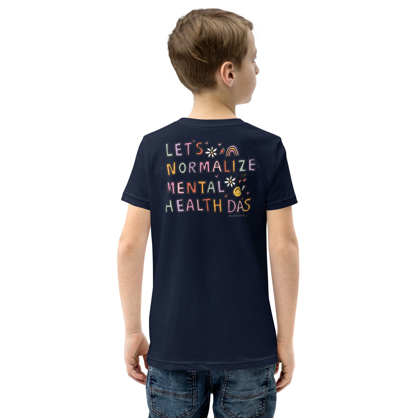 Lets Normalize Mental Health Days Youth Short Sleeve T-Shirt