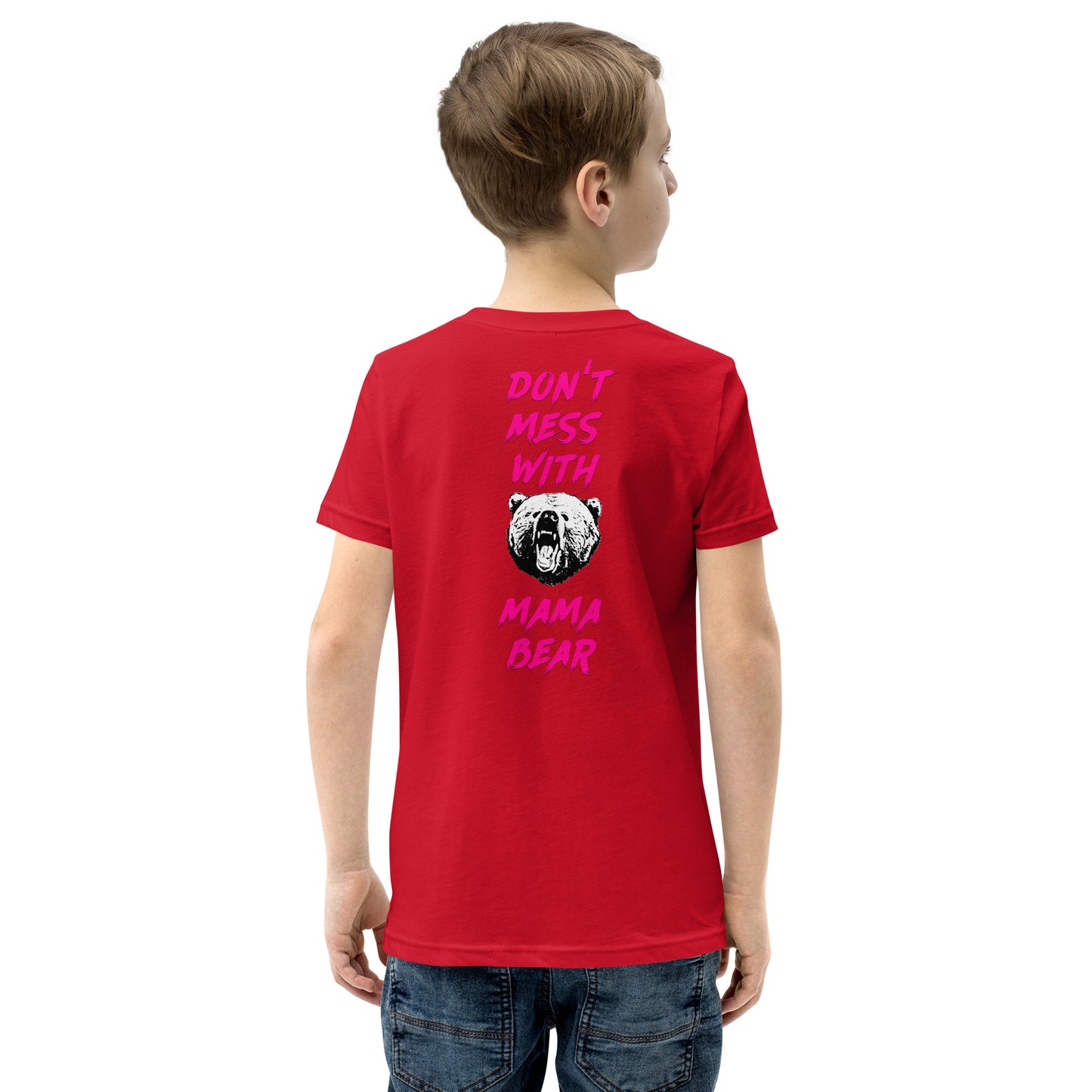 Don't Mess With Mama Bear Youth Short Sleeve T-Shirt