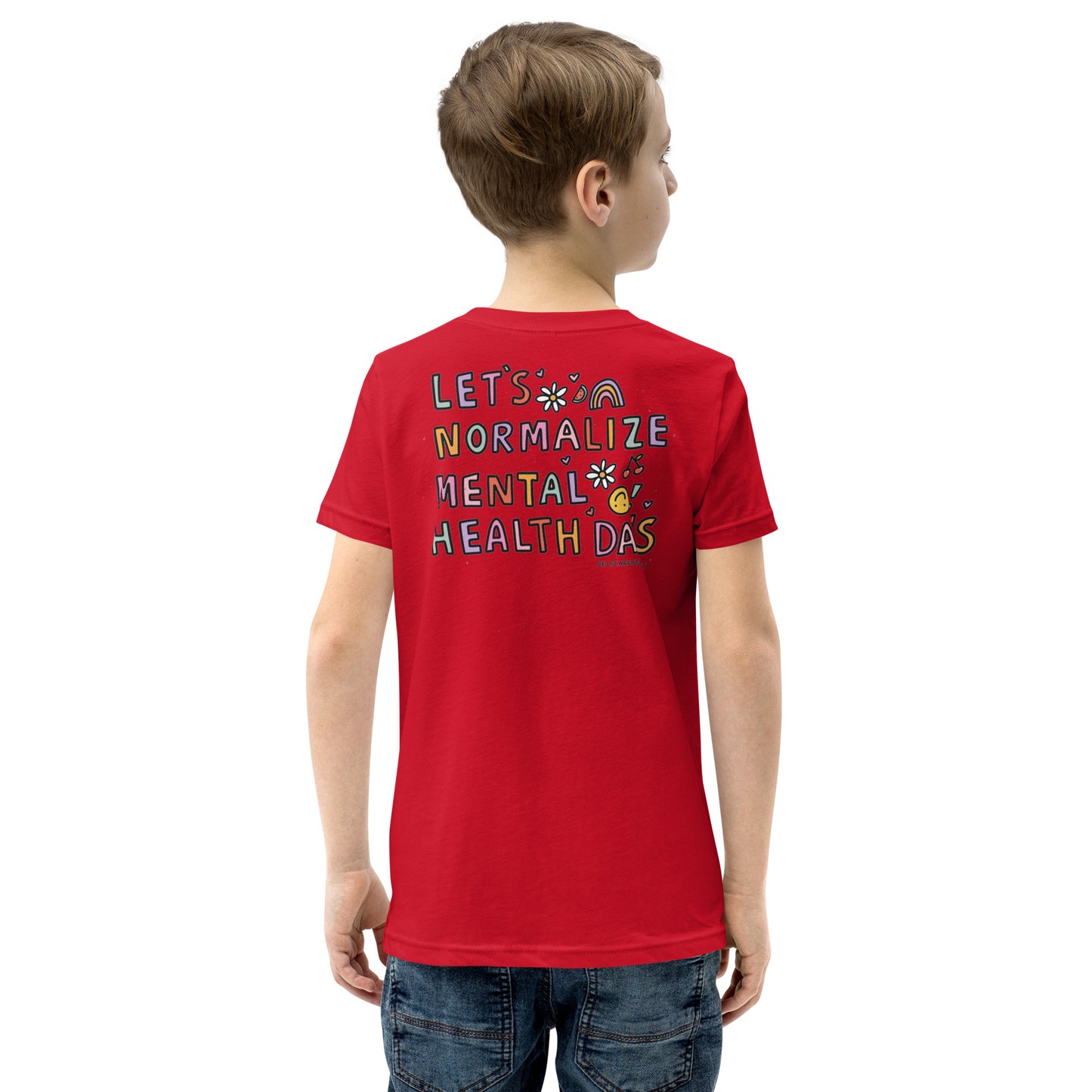 Lets Normalize Mental Health Days Youth Short Sleeve T-Shirt