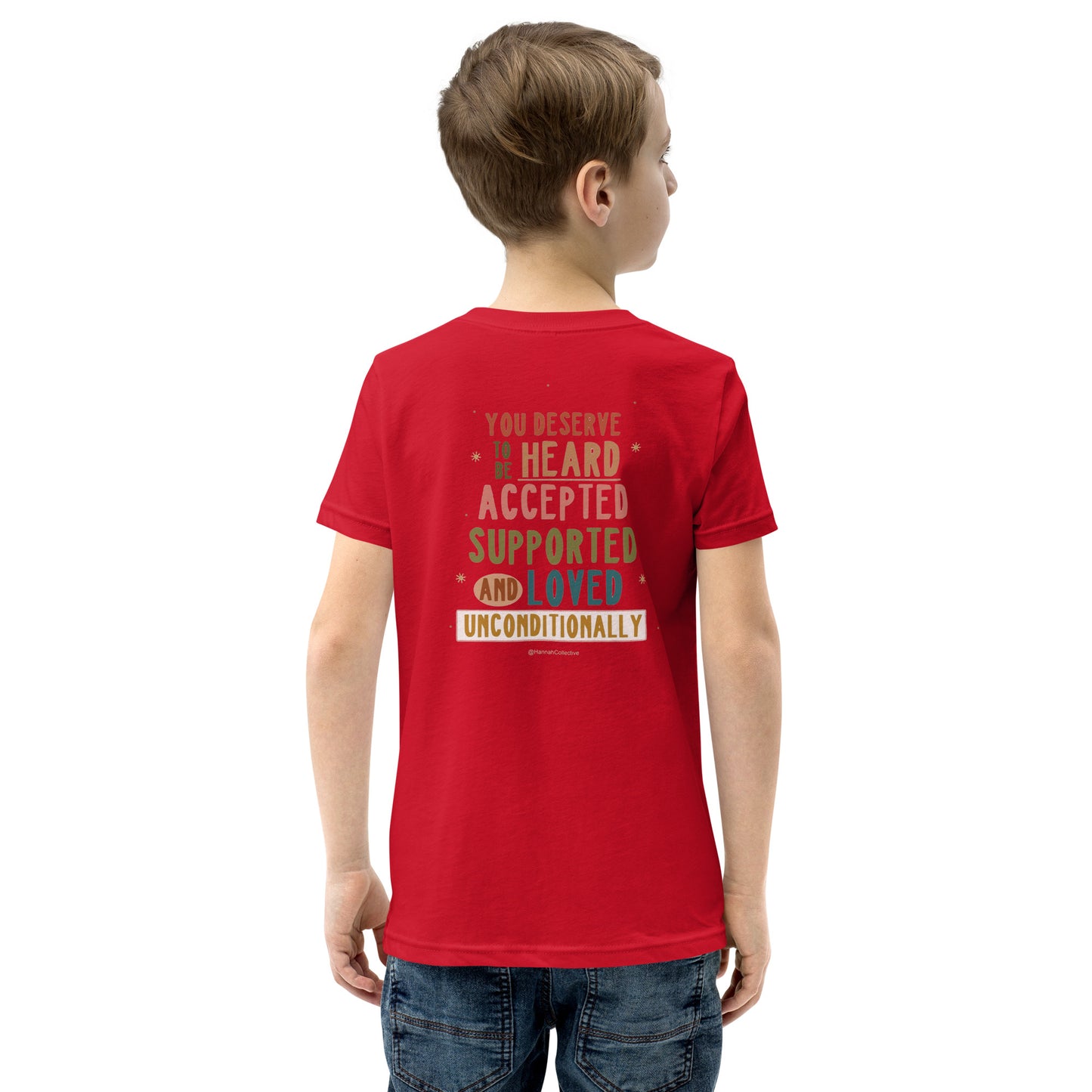 You Deserve To Be Heard Youth Short Sleeve T-Shirt