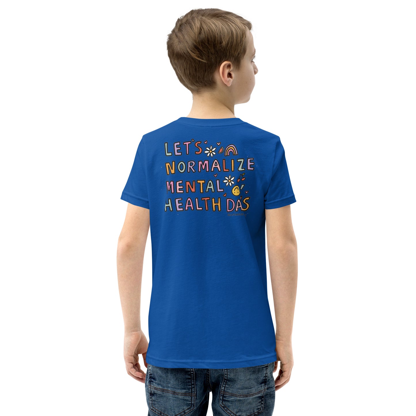 Lets Normalize Mental Health Days Youth Short Sleeve T-Shirt