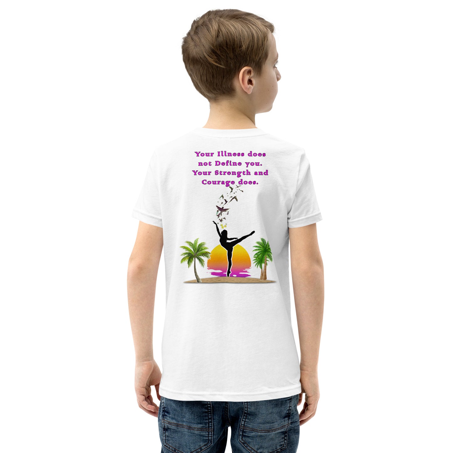 Illness and Strength Youth Short Sleeve T-Shirt