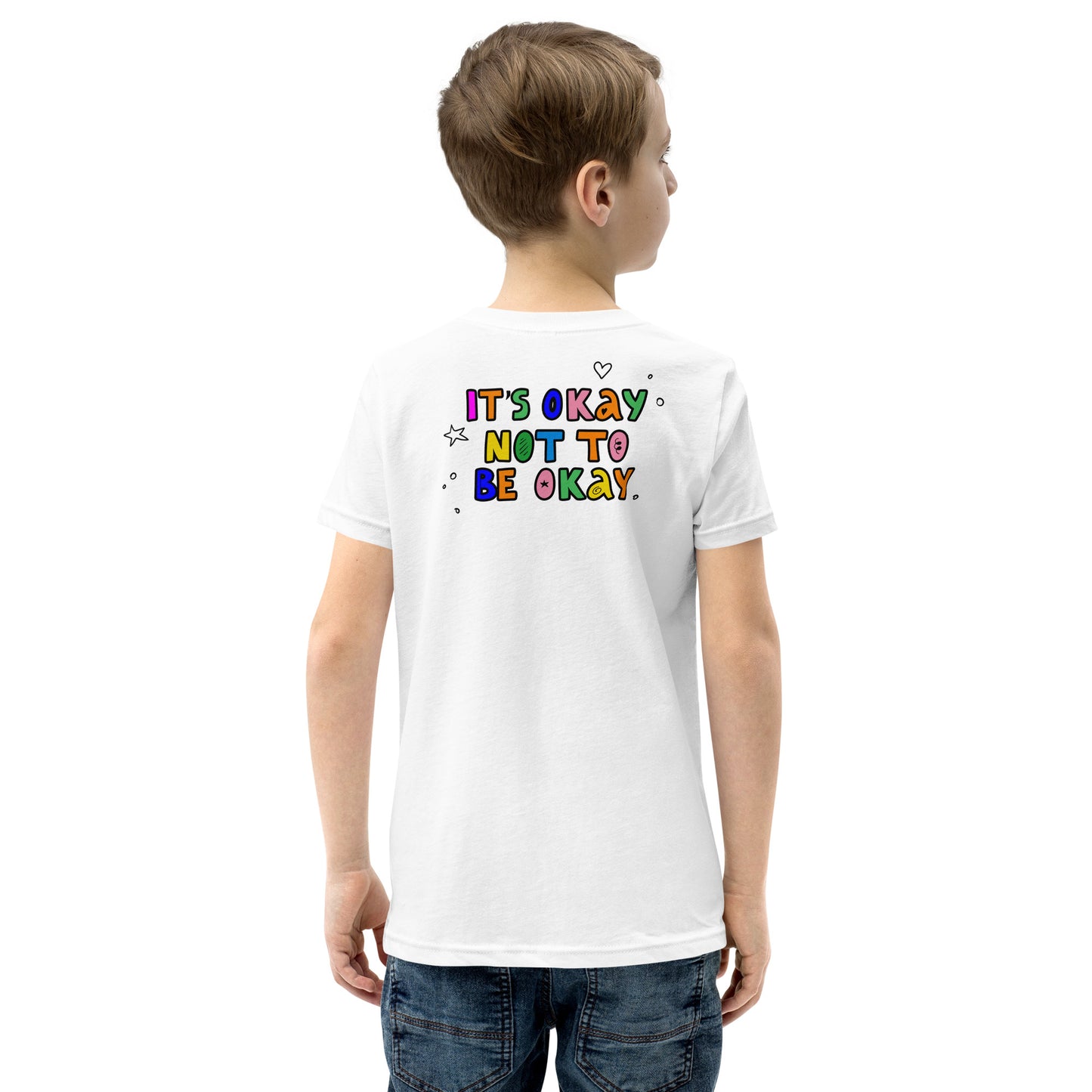 It's Okay To Not Be Okay Youth Short Sleeve T-Shirt