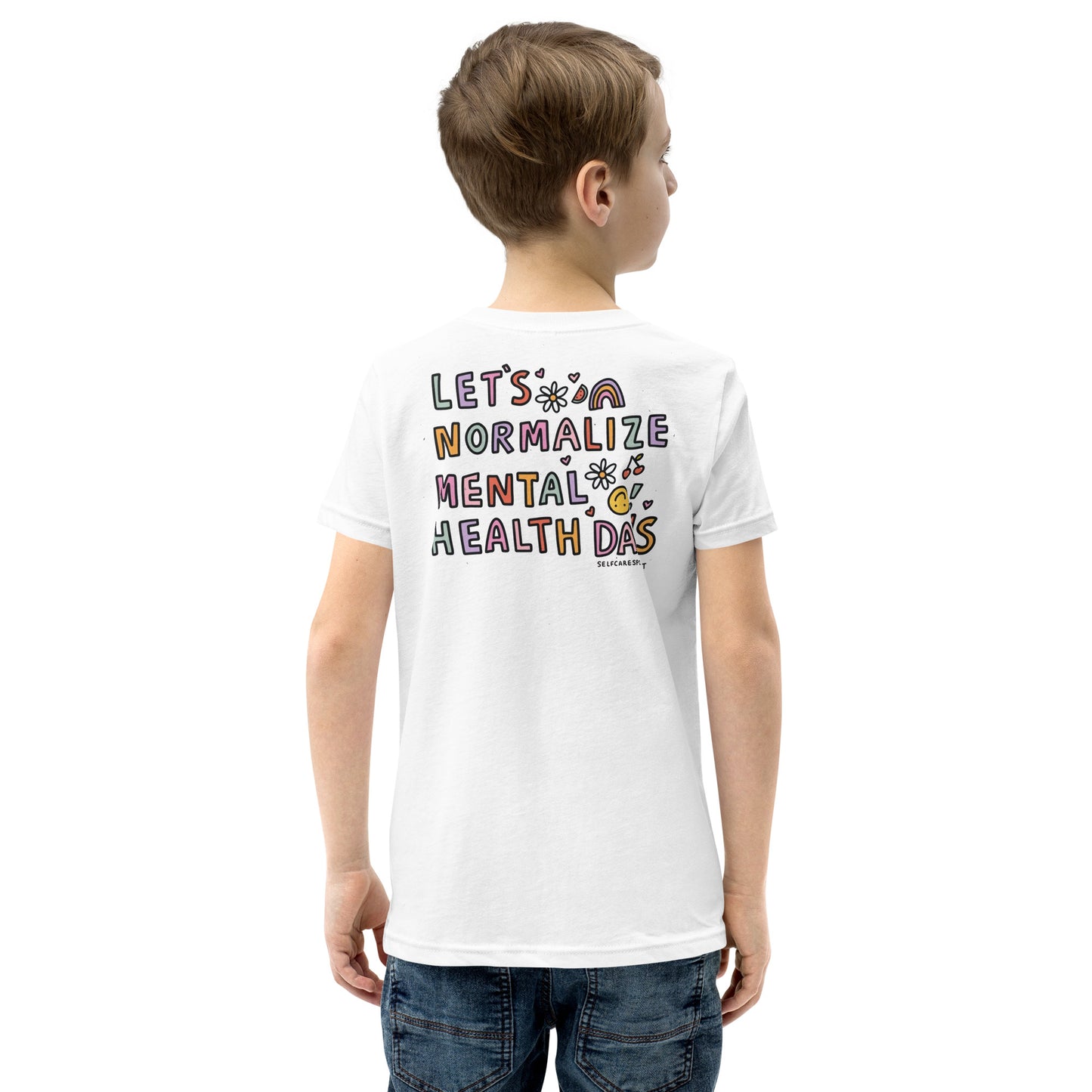 Lets Normalize Mental Health Days Youth Short Sleeve T-Shirt