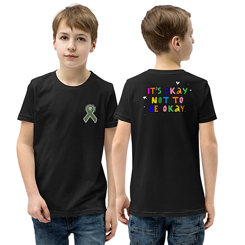 It's Okay To Not Be Okay Youth Short Sleeve T-Shirt