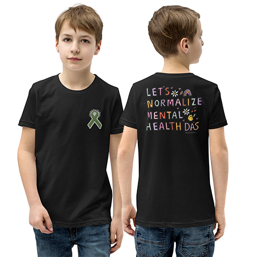 Lets Normalize Mental Health Days Youth Short Sleeve T-Shirt