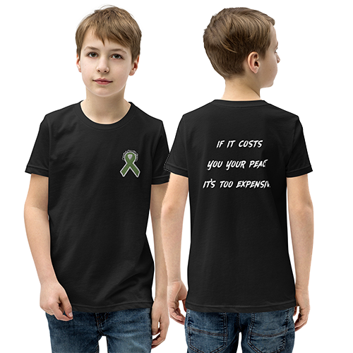 Cost Of Peace Youth Short Sleeve T-Shirt